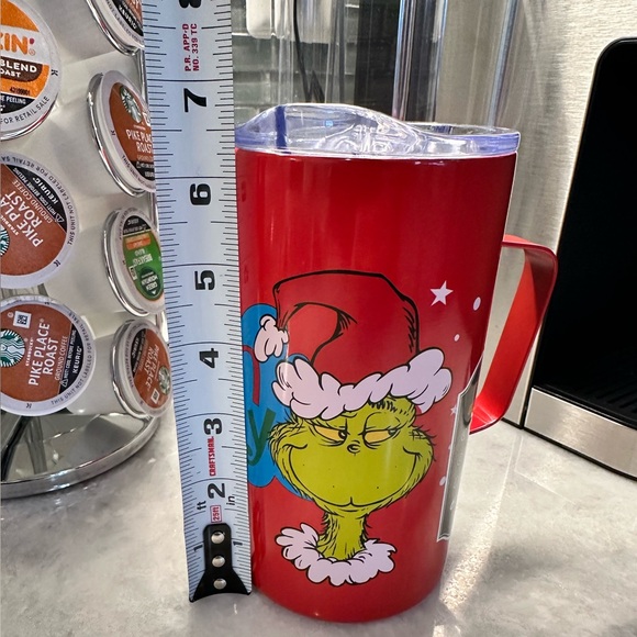 The Grinch “Feeling Grinchy” This is My Grinch Face Travel Mug - Picture 8 of 12